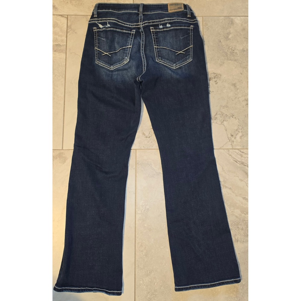 BKE Stella Mid-Rise Slim Fit Bootcut Jeans Dark Wash 29x29.5 ABK1464